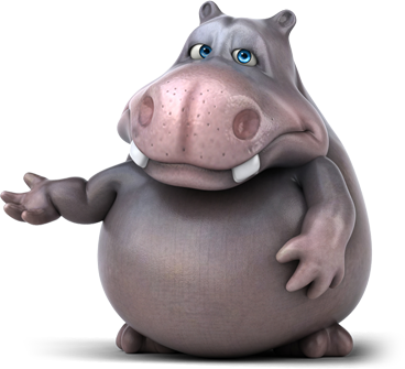 Hippo cartoon