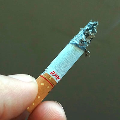 Smoking cigarette